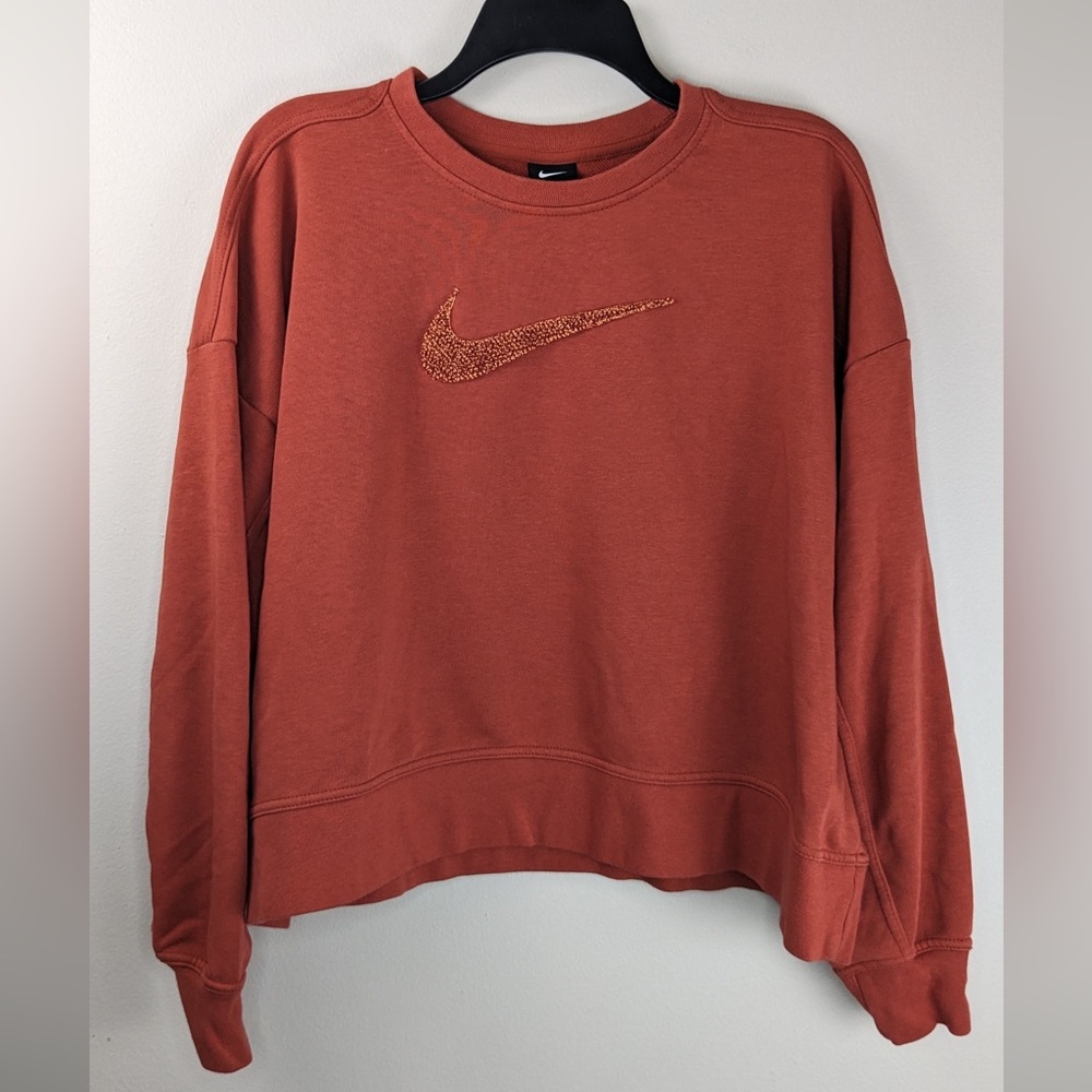 Nike Swoosh Patch Women’s Orange Sweatshirt XL